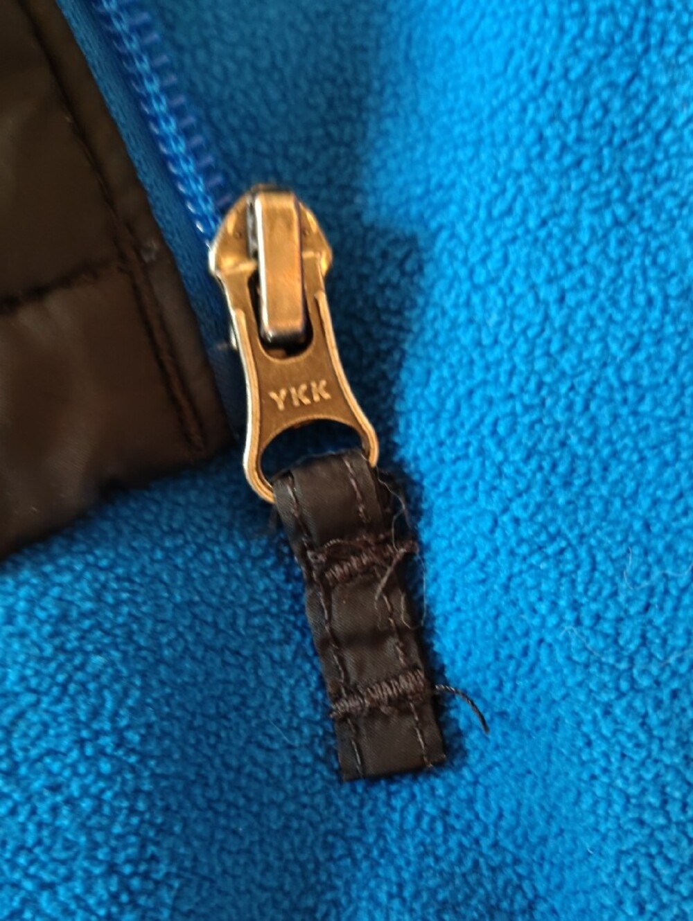 Columbia Kids Black Hooded Jacket with Blue Fleece Lining - Picture 10 of 14